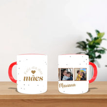 Carregar imagem no visualizador da galeria, Caneca Personalizada 3 fotos | Feliz dia das mães
