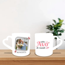 Carregar imagem no visualizador da galeria, Caneca Personalizada 1 foto | Melhor vó do mundo
