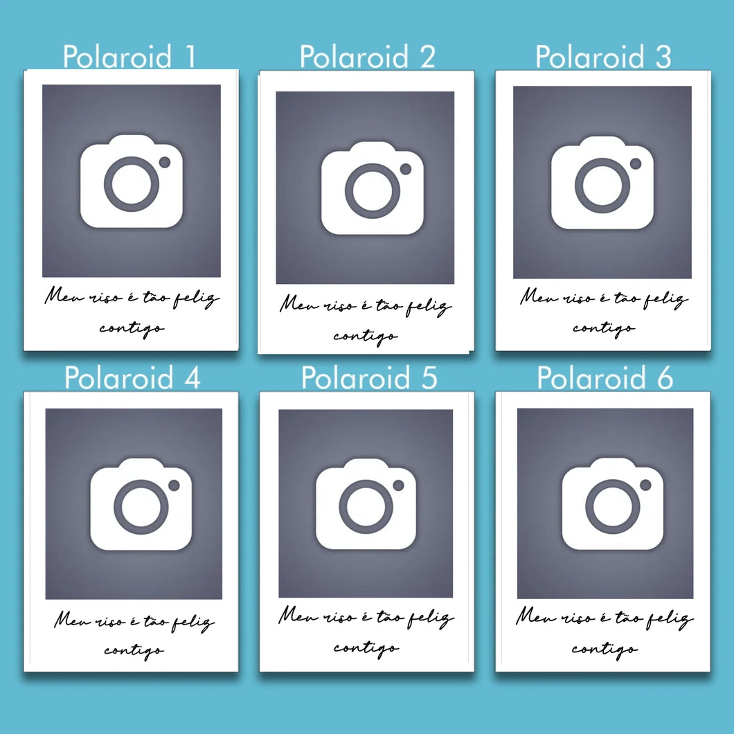 Kit 6 Polaroids