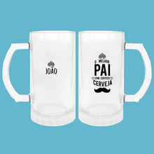 Carregar imagem no visualizador da galeria, Caneca Chopp - O melhor Pai com Cerveja

