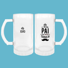 Caneca Chopp - O melhor Pai com Cerveja