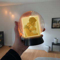 Globo de Neve personalizado com sua foto | Um presente que emociona! ❤️
