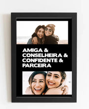 Carregar imagem no visualizador da galeria, Quadro Amiga - Confidente
