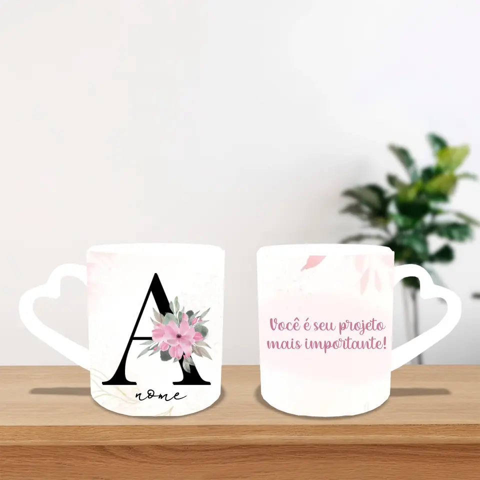 Caneca Personalizada | Inicial do nome