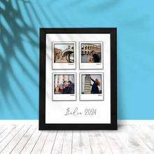 Carregar imagem no visualizador da galeria, Quadro Viagem - 4 Polaroids
