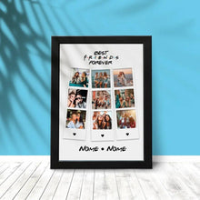 Carregar imagem no visualizador da galeria, Quadro F.R.I.E.N.D.S - 9 Fotos
