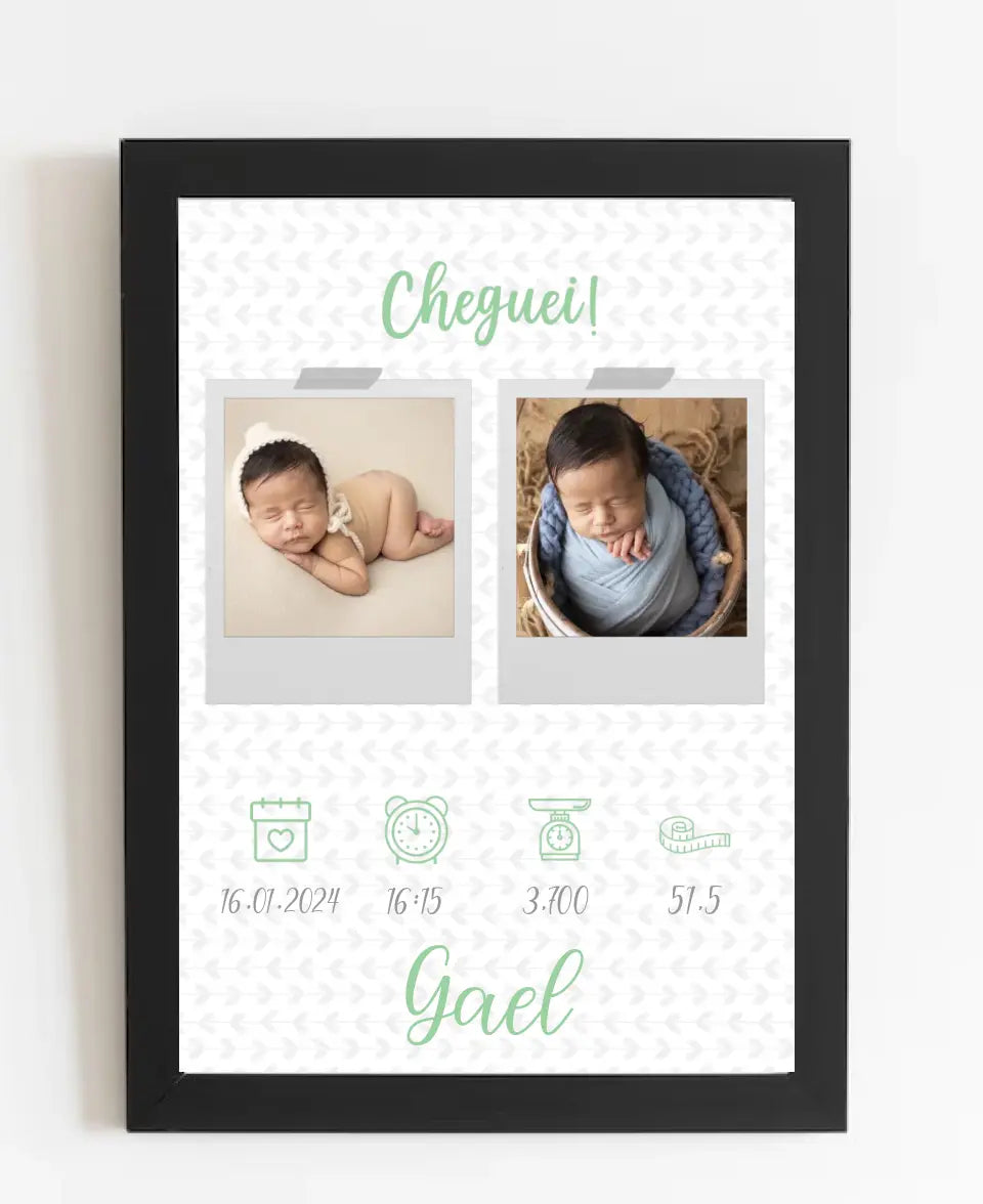 Quadro Baby - 2 fotos