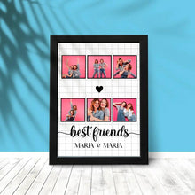 Carregar imagem no visualizador da galeria, Quadro Best Friends - 6 Fotos
