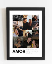 Carregar imagem no visualizador da galeria, Quadro Casal - AMOR 9 Fotos

