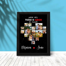 Carregar imagem no visualizador da galeria, Quadro - Para nós todo amor do mundo
