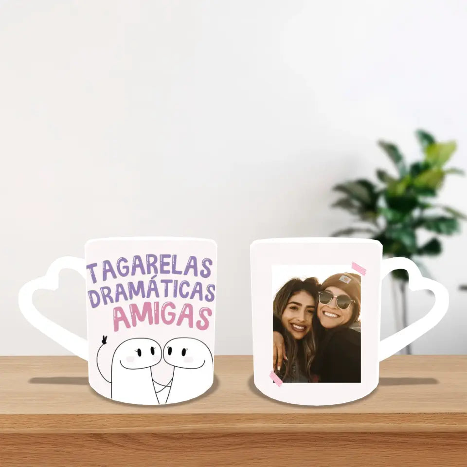 Caneca Amiga Dramática e Tagarela