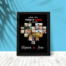 Carregar imagem no visualizador da galeria, Quadro - Para nós todo amor do mundo
