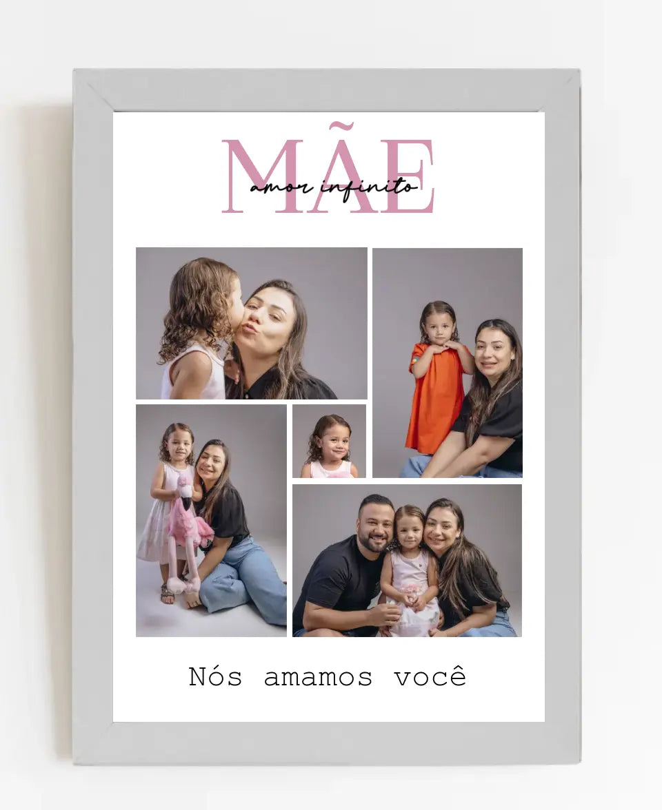 Quadro Mãe - 5 fotos